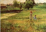 John Ottis Adams Summertime 1890 painting